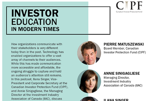 Investor Education in Modern Times